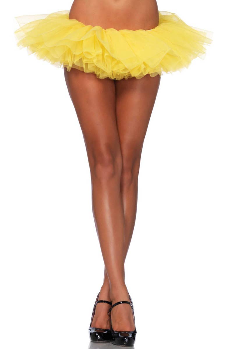 Image of Ruffled Womens Yellow Costume Tutu