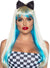 Long Straight Blonde and Blue Women's Costume Blonde Wig - Main Image 