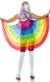 Mardi Gras Rainbow Cape Wings Accessory - Main Image