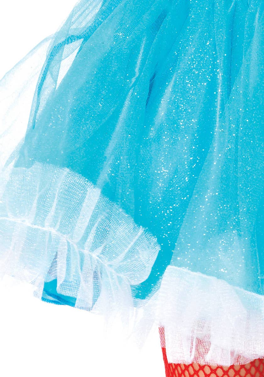 Girls Rainbow Doll Fancy Dress Costume Skirt detail Image