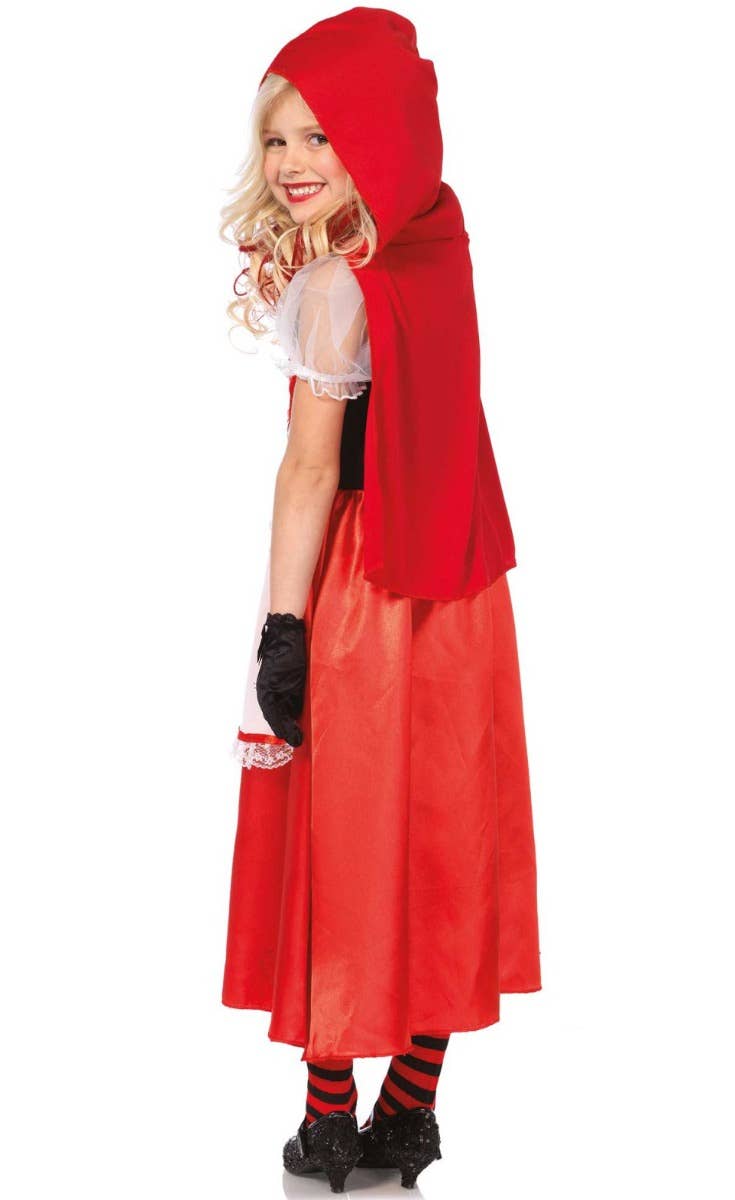 Red Riding Hood Girls Fancy Dress Costume - Back Image