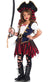 Cute Girls Caribbean Pirate Costume Main Image