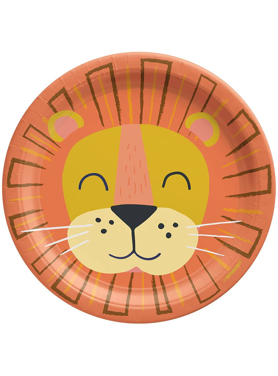 Image Of Lets Get Wild 8 Pack Small 17cm Paper Plates