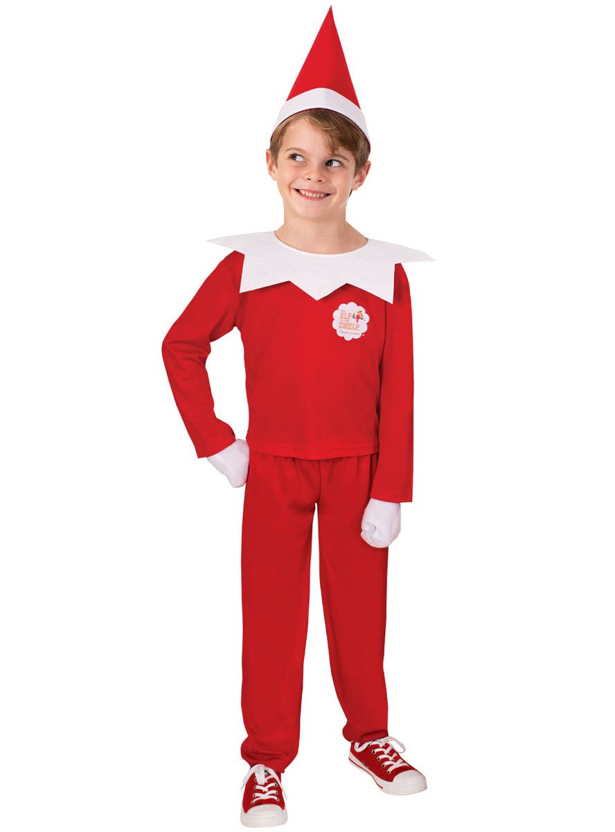 Image of Licensed Elf on the Shelf Boy's Christmas Costume - Main Image