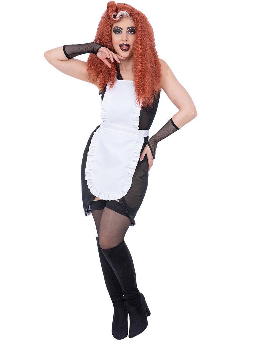 Image of Rocky Horror Picture Show Womens Magenta Costume - Alternate Image 1