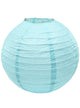 Image of Light Blue 30cm Paper Lantern Party Decoration