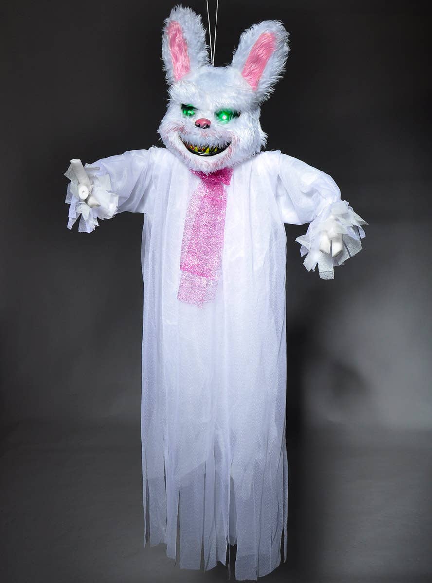 Image of Light Up 130cm Evil Bunny Rabbit Halloween Decoration - Close Image