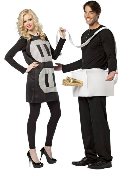 Image of Funny Plug and Socket Adult's Couples Costume - Main Image