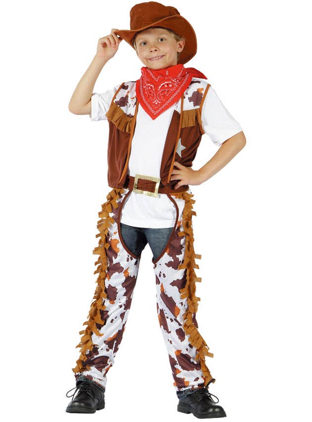 Image of Little Cowboy Dude Boys Wild West Costume