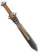 Image of 59cm Medieval Viking Skull Sword Costume Weapon