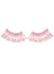 Image of Long Light Pink False Eyelashes with Silver Tinsel - Main Image