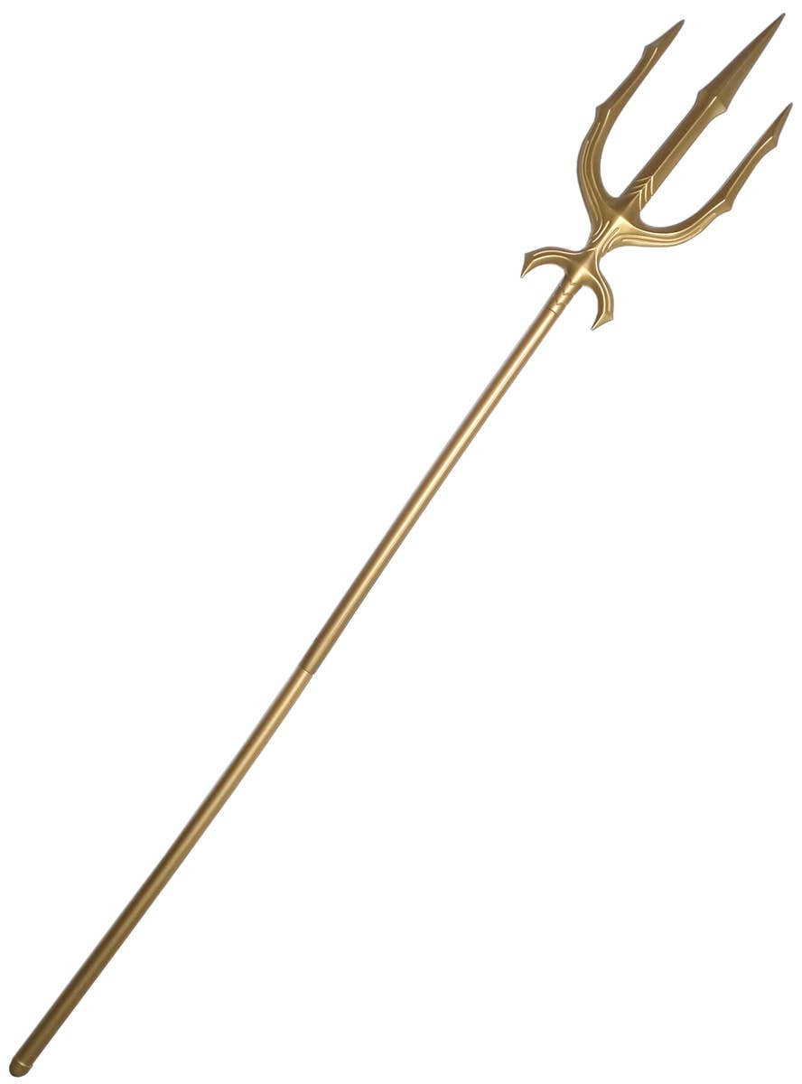 Image of Matte Gold 180cm Collapsible Trident Costume Weapon - Main Image