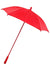  Red Victorian Style Parasol Costume Accessory