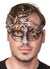 Bronze and Silver Autumn Leaves Mens Masquerade Mask - Main View