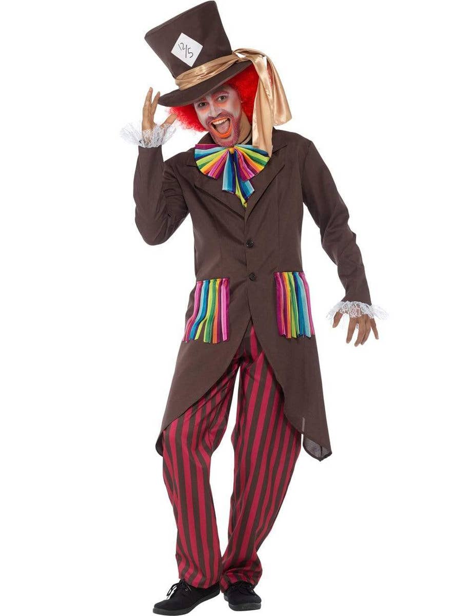 Image of Fairytale Mad Hatter Men's Fancy Dress Costume - Alternate Image