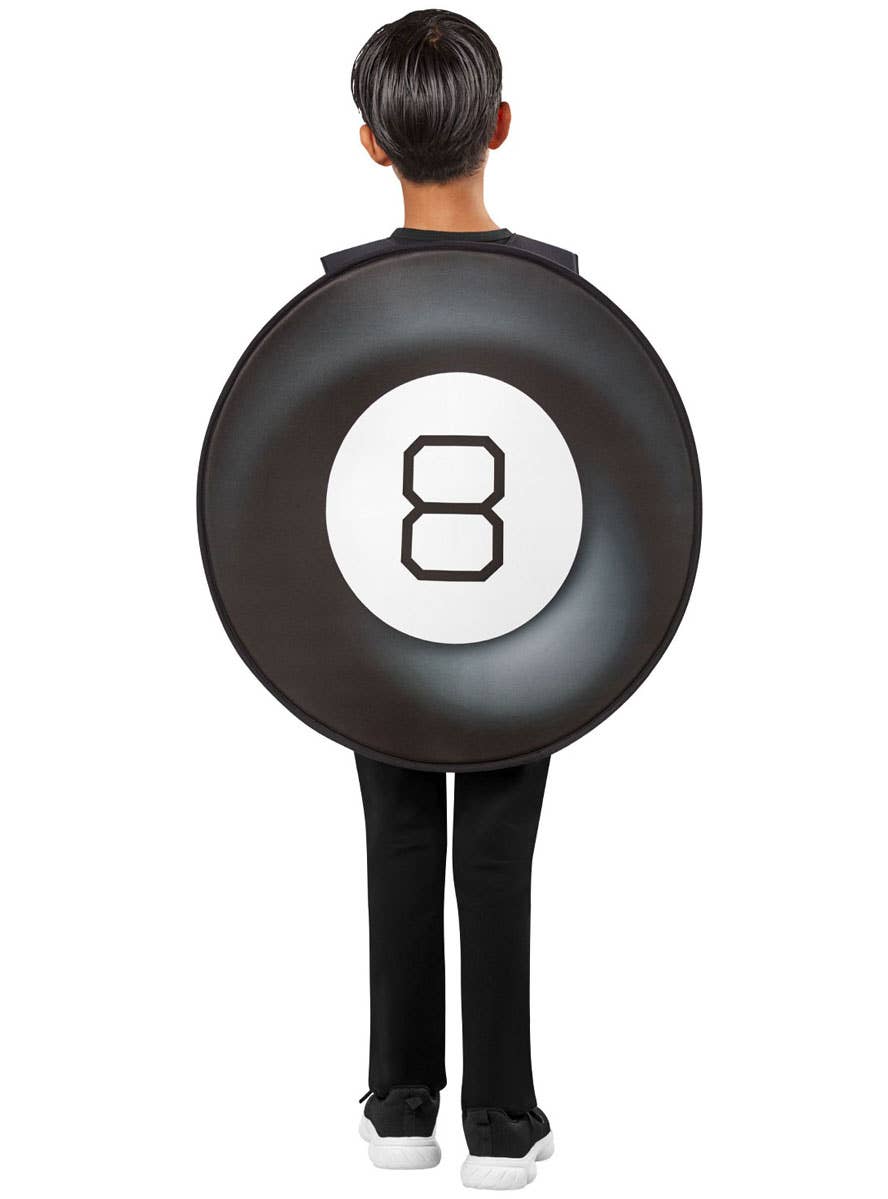 Image of Magic 8 Ball Novelty Kid's Dress Up Costume - Back View