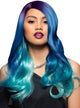 Image of Manic Panic Queen Mermaid Blue Ombre Women's Costume Wig