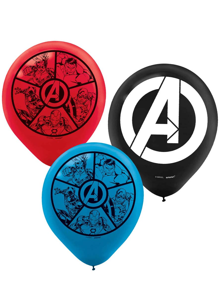 Avengers Marvel Pack of 6 Party Balloons | Party Supplies