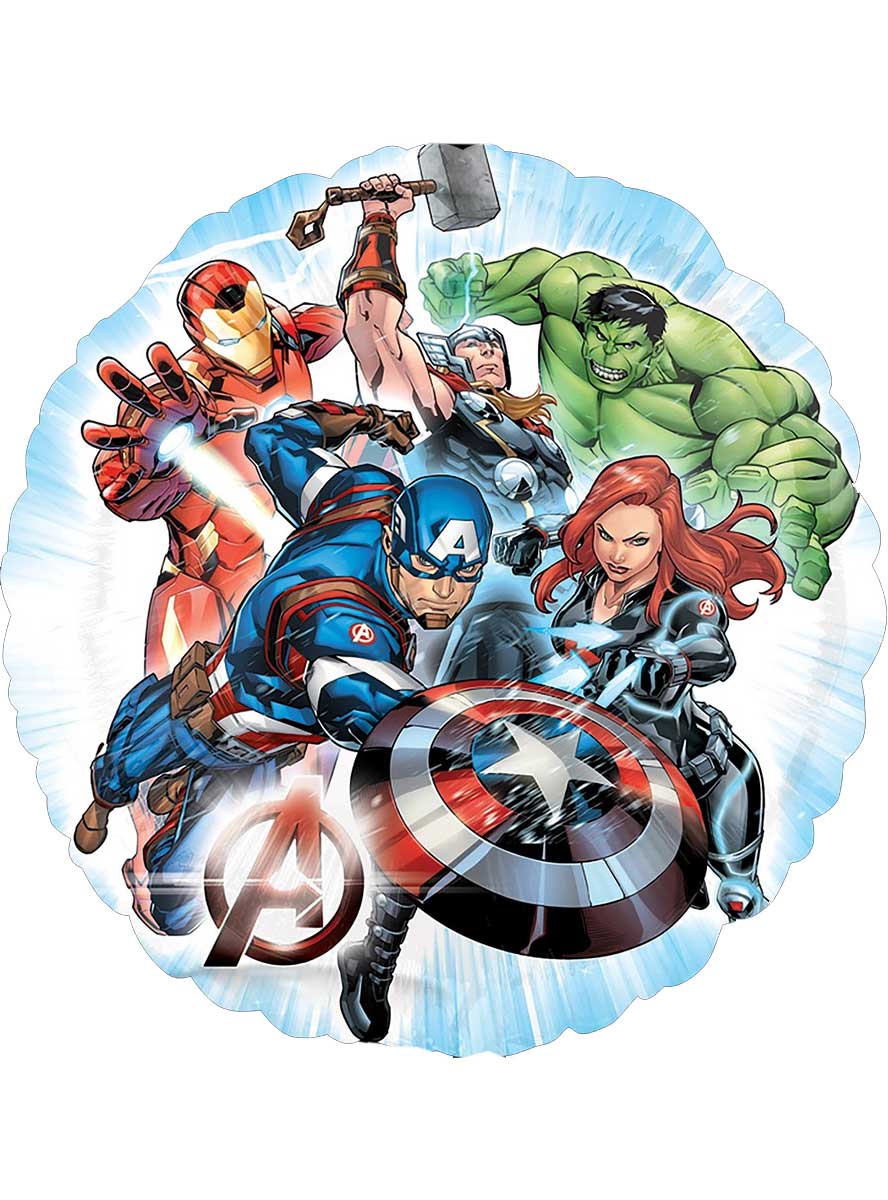 Image Of Marvel Avengers Powers Unite Large Foil 45cm Party Balloon