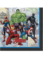 Image Of Marvel Avengers Powers Unite 16 Pack Lunch Napkins
