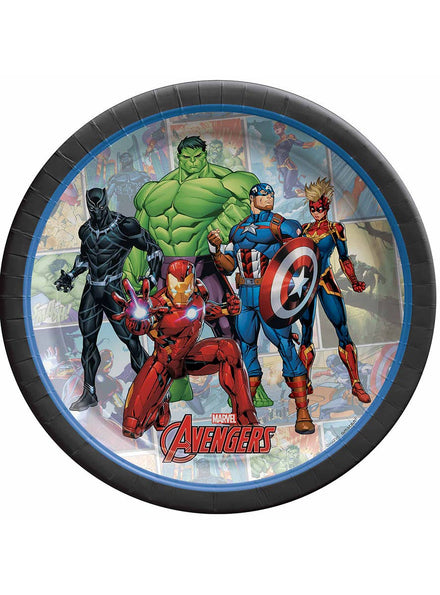 Image Of Marvel Avengers Powers Unite 8 Pack Small 17cm Paper Plates