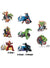 Image of Marvel Avengers Powers Unite 8 Pack Tattoo Party Favours