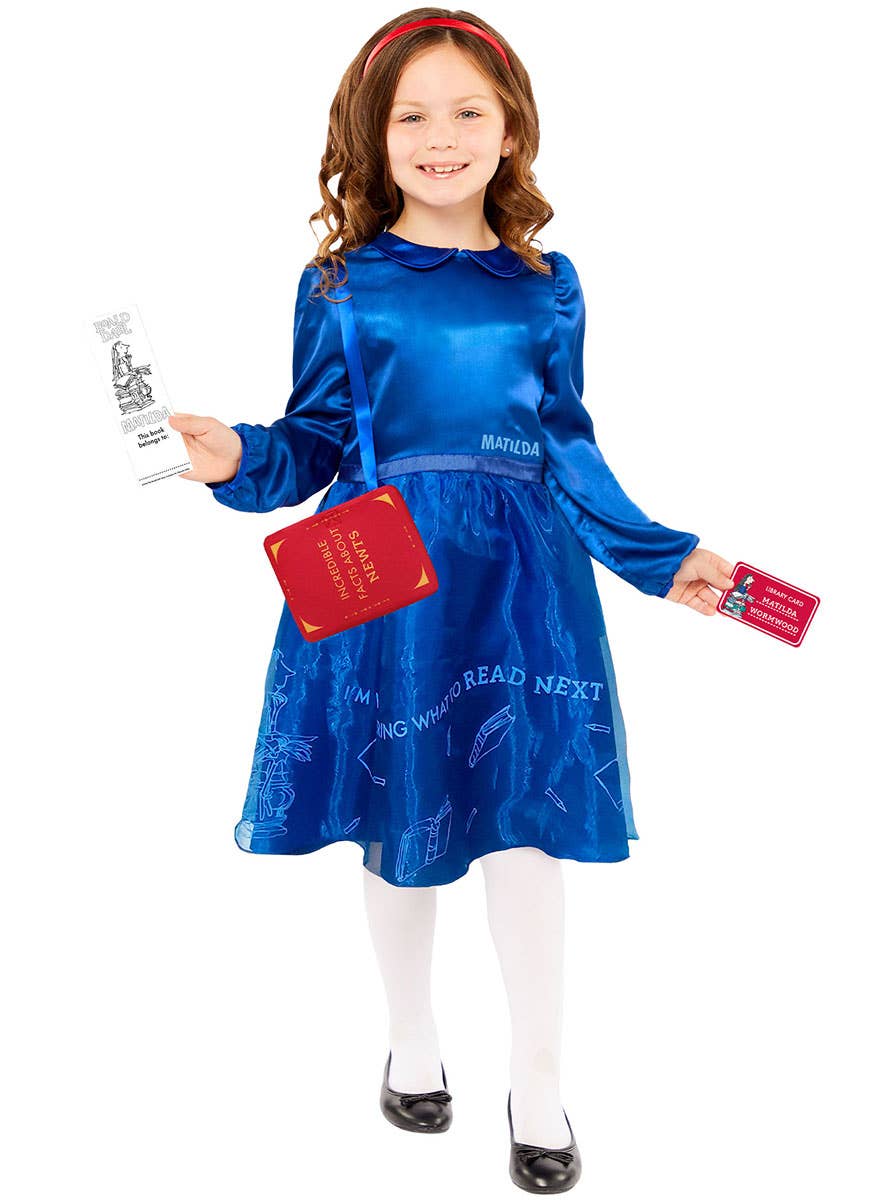 Image of Matilda the Musical Girl's Roald Dahl Book Week Costume - Front View