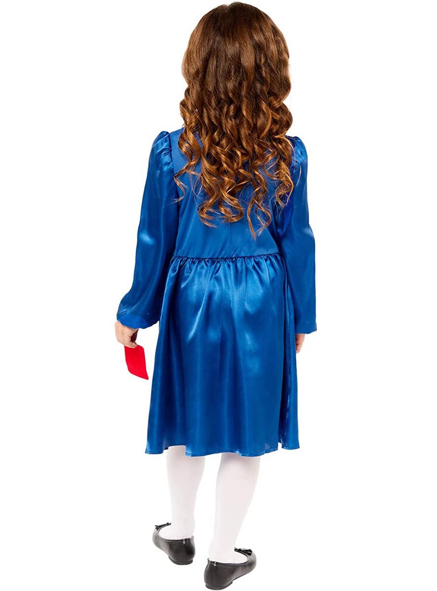 Image of Matilda the Musical Girl's Roald Dahl Book Week Costume - Back View