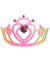 Image of Pastel Glitter Rainbow Princess Tiara Costume Accessory