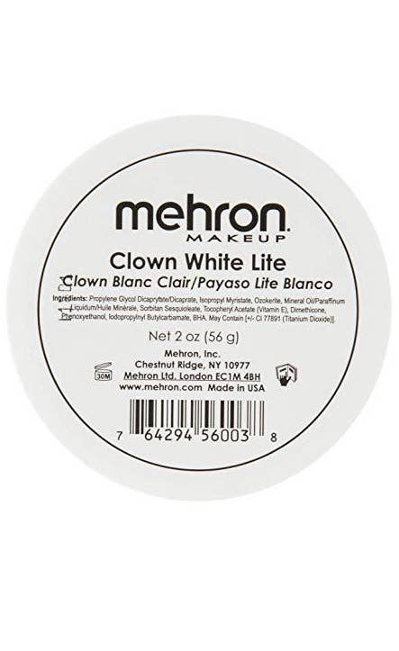 Mehron Clown White Lite Costume Makeup - Alternate Image