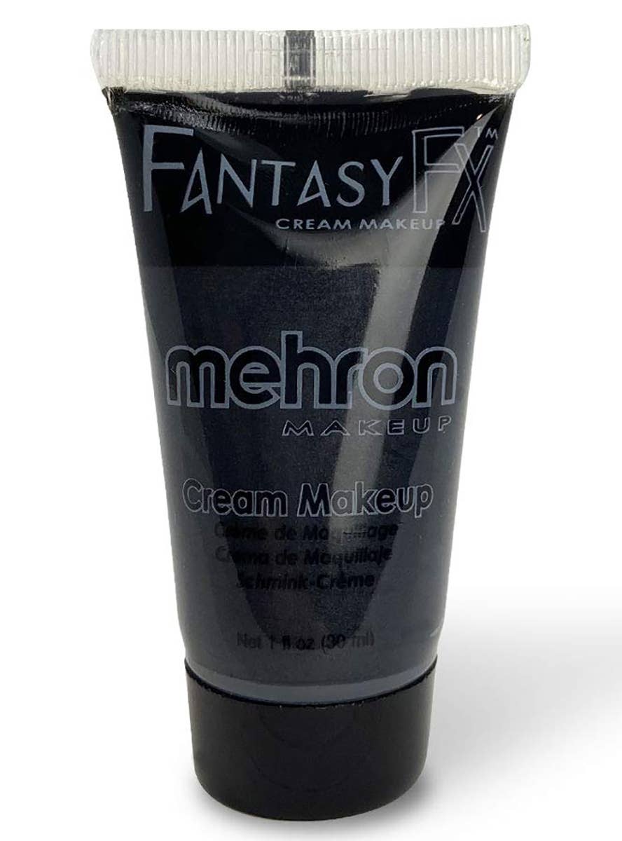 Black Mehron Fantasy FX Cream Face and Body Paint Costume Makeup - Alternate Image