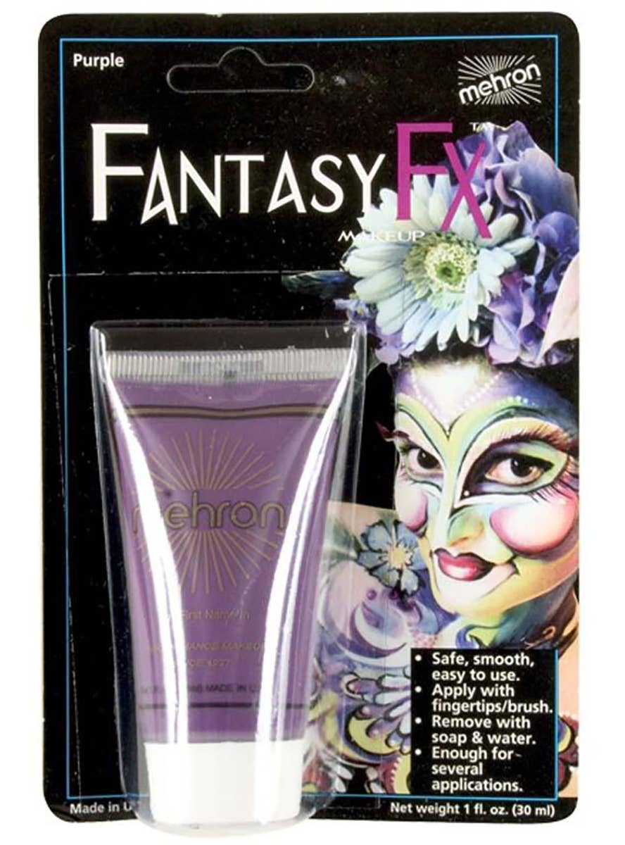 Purple Mehron Fantasy FX Cream Costume Makeup - Main Image