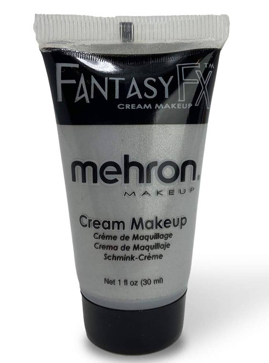 Silver Mehron Fantasy FX Cream Costume Makeup - Alternate Image