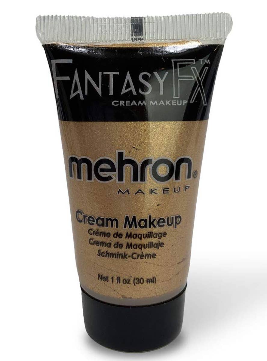 Gold Mehron Fantasy FX Cream Costume Makeup - Alternate Image