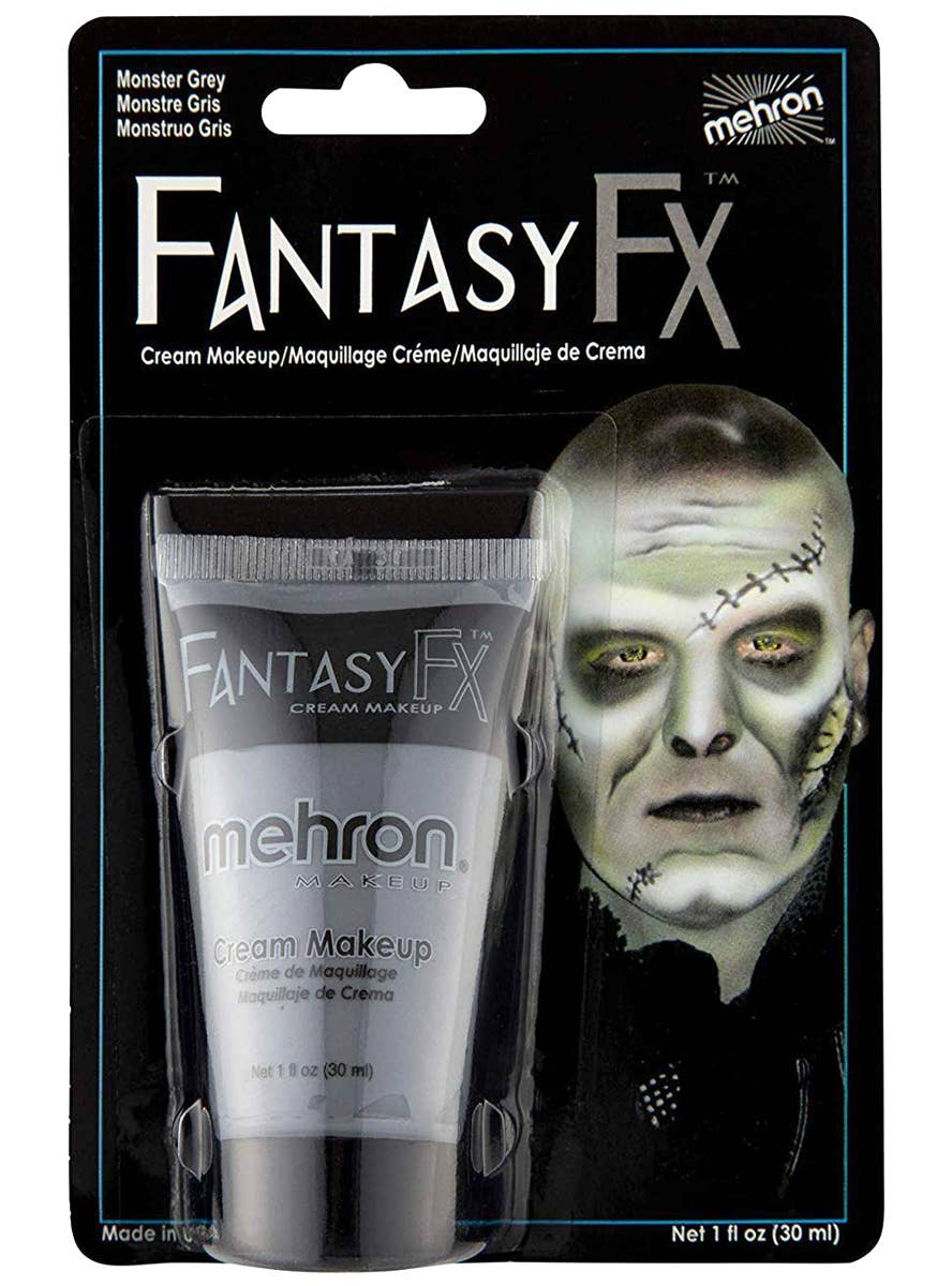 Monster Grey Fantasy FX Cream Costume Makeup - Front Image