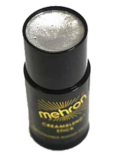 Mehron Silver Metallic Cream Make-up Stick
