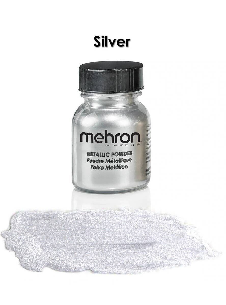 Silver Powder Makeup Mehron Theatre Cosmetics Alt image