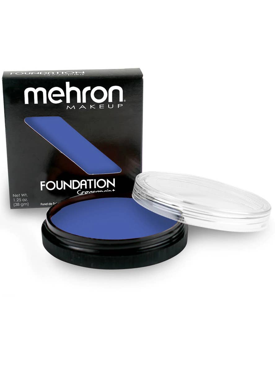 Blue Cosmetic Greasepaint Foundation Costume Makeup by Mehron