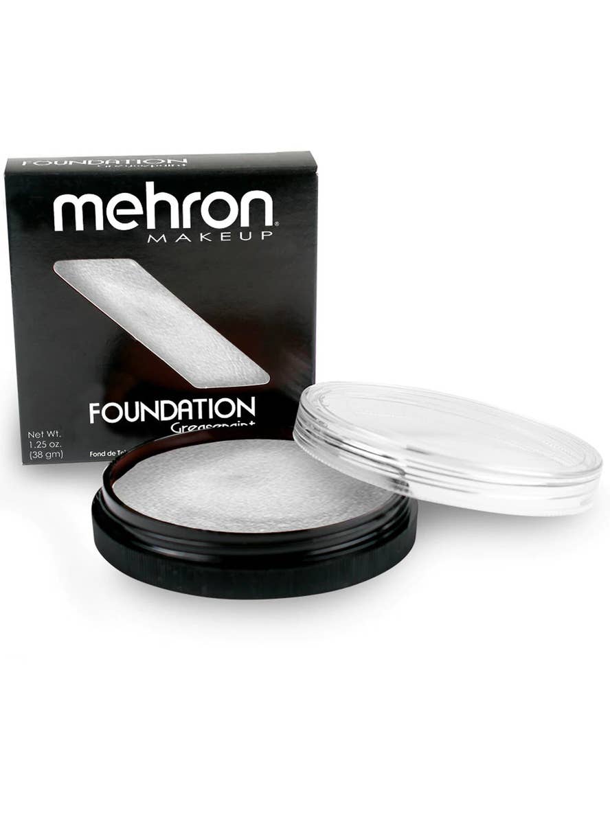 Silver Cosmetic Greasepaint Foundation Costume Makeup by Mehron