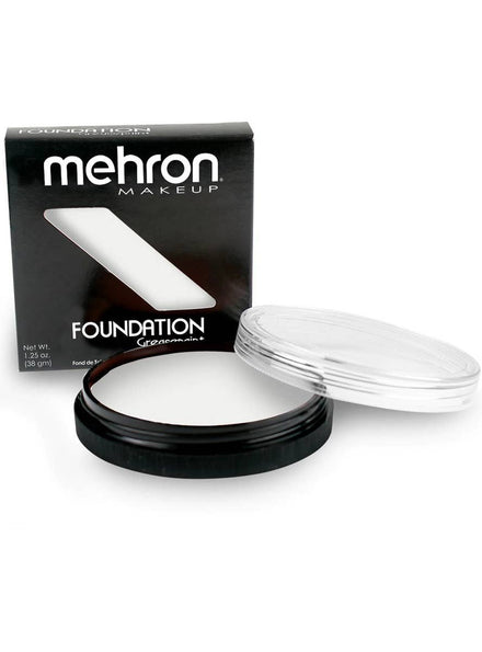 White Cosmetic Greasepaint Foundation Costume Makeup by Mehron