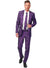 Men's Novelty Purple Tiger Stripe Pimp Suit Opposuits Main image
