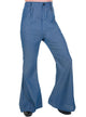 Image of 70s Denim Look Men's Bell Bottom Costume Pants