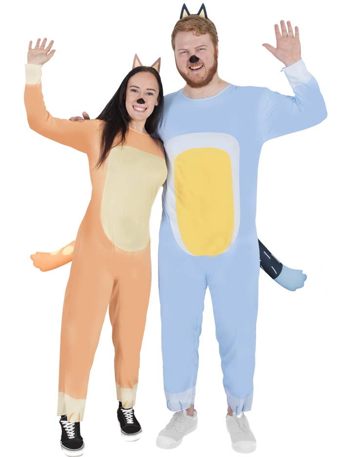 Adult's Chilli and Bluey Costumes