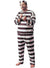 Image of Classic Black and White Convict Men's Costume