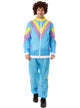 Image of Radical Blue 1980s Men's Shell Suit Costume - Main Image