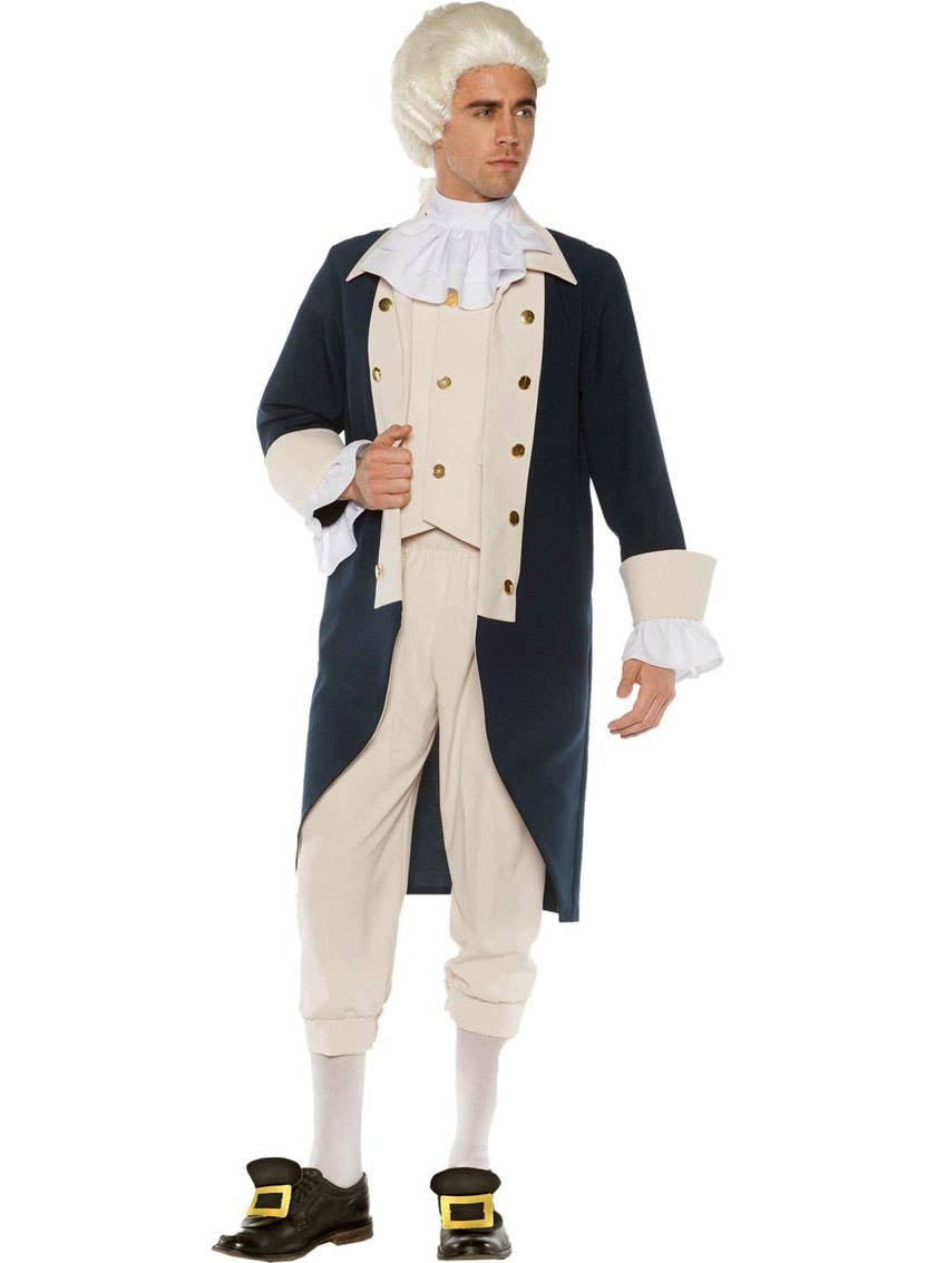 Image of Colonial Men's Founding Father Fancy Dress Costume