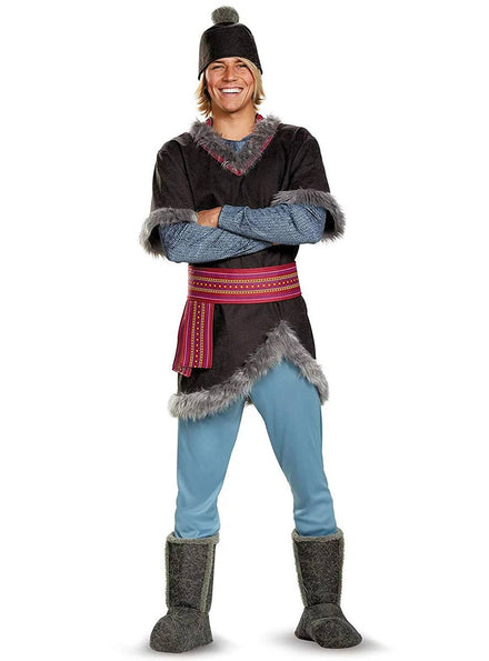 Image of Disney Frozen Men's Deluxe Kristoff Costume - Front View