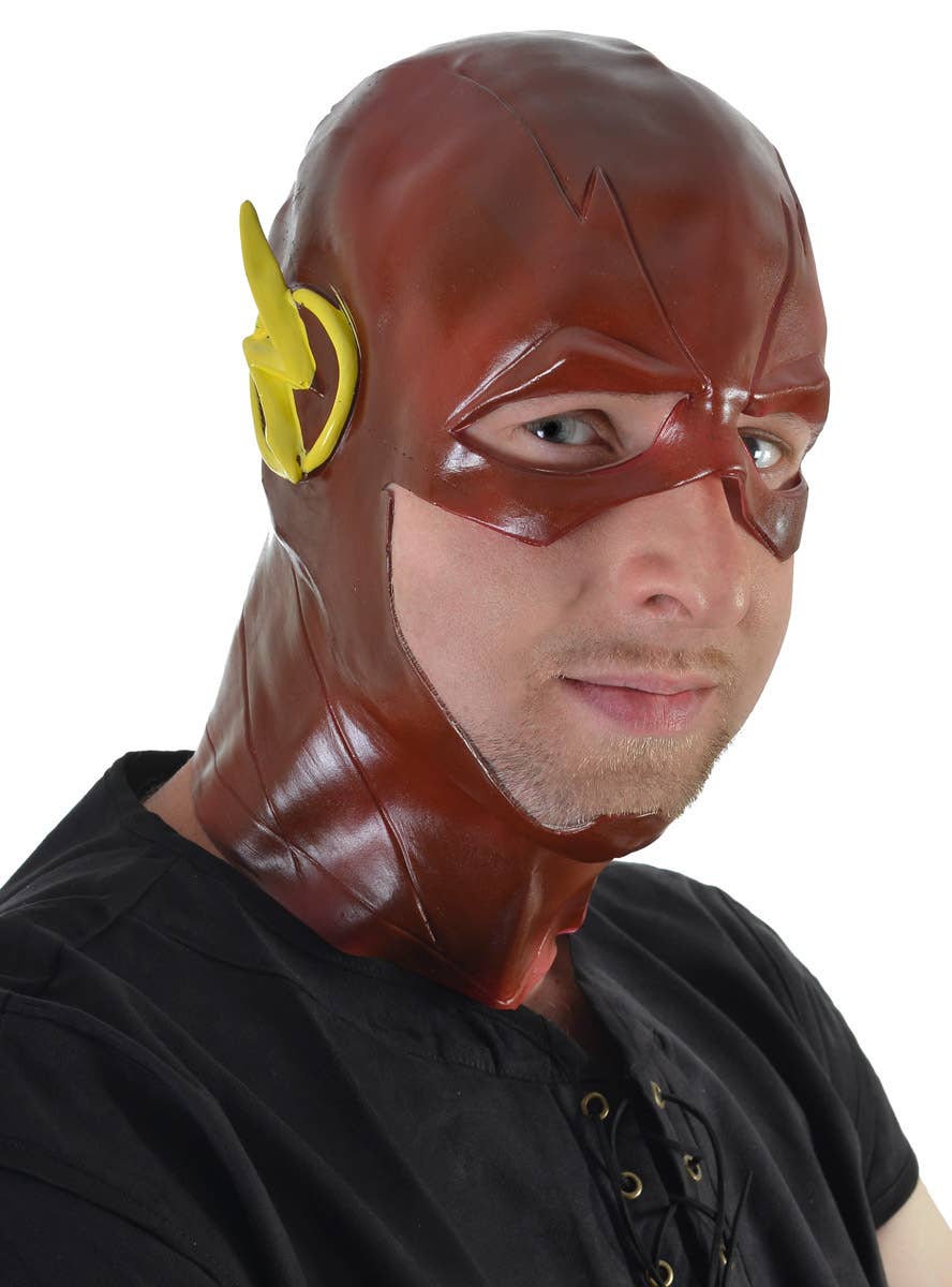 Image of Speedy Hero Rubber Latex Full Head Costume Mask