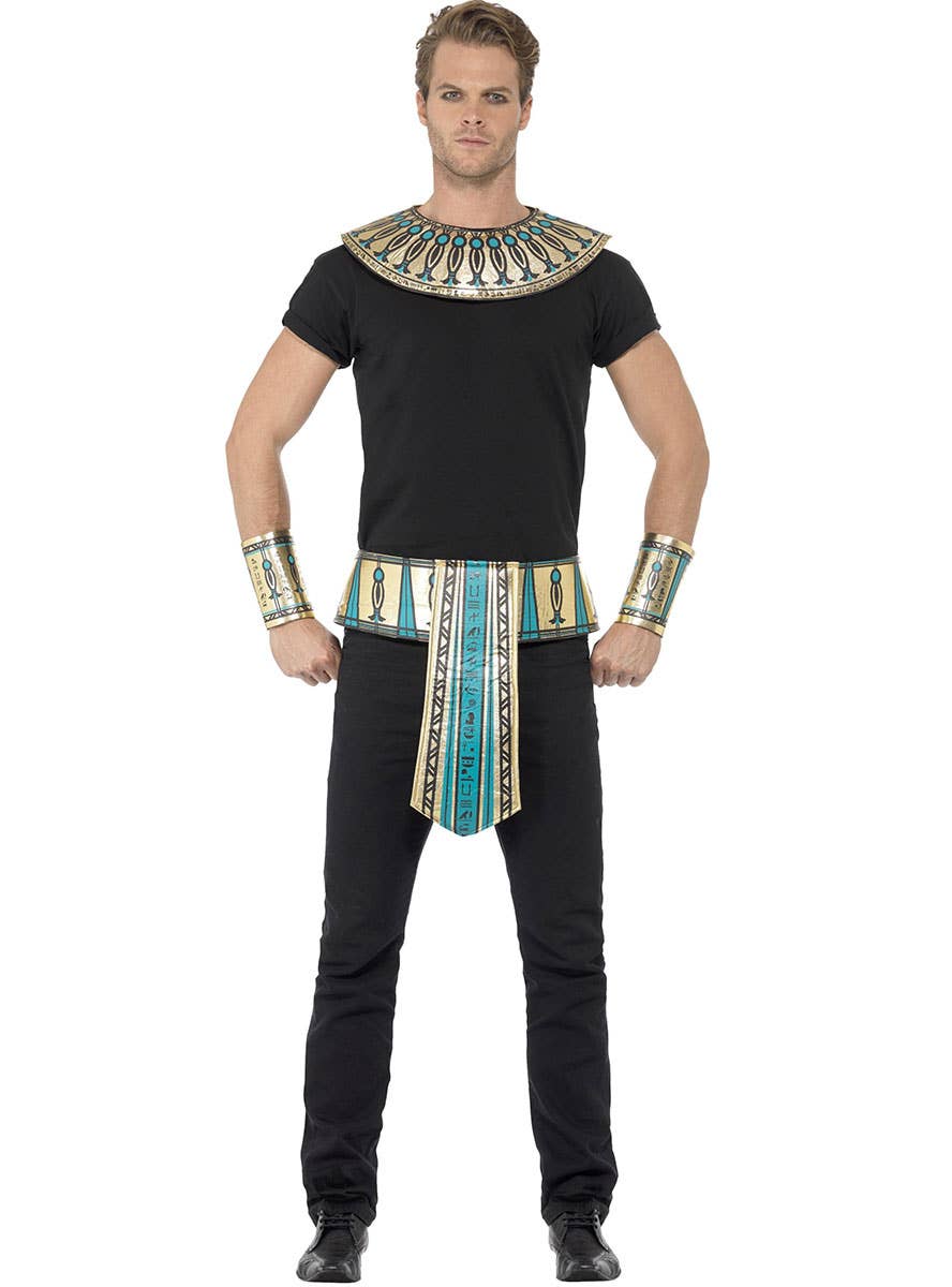Image of Mens Ancient Egyptian Costume Accessory Kit - Front Image