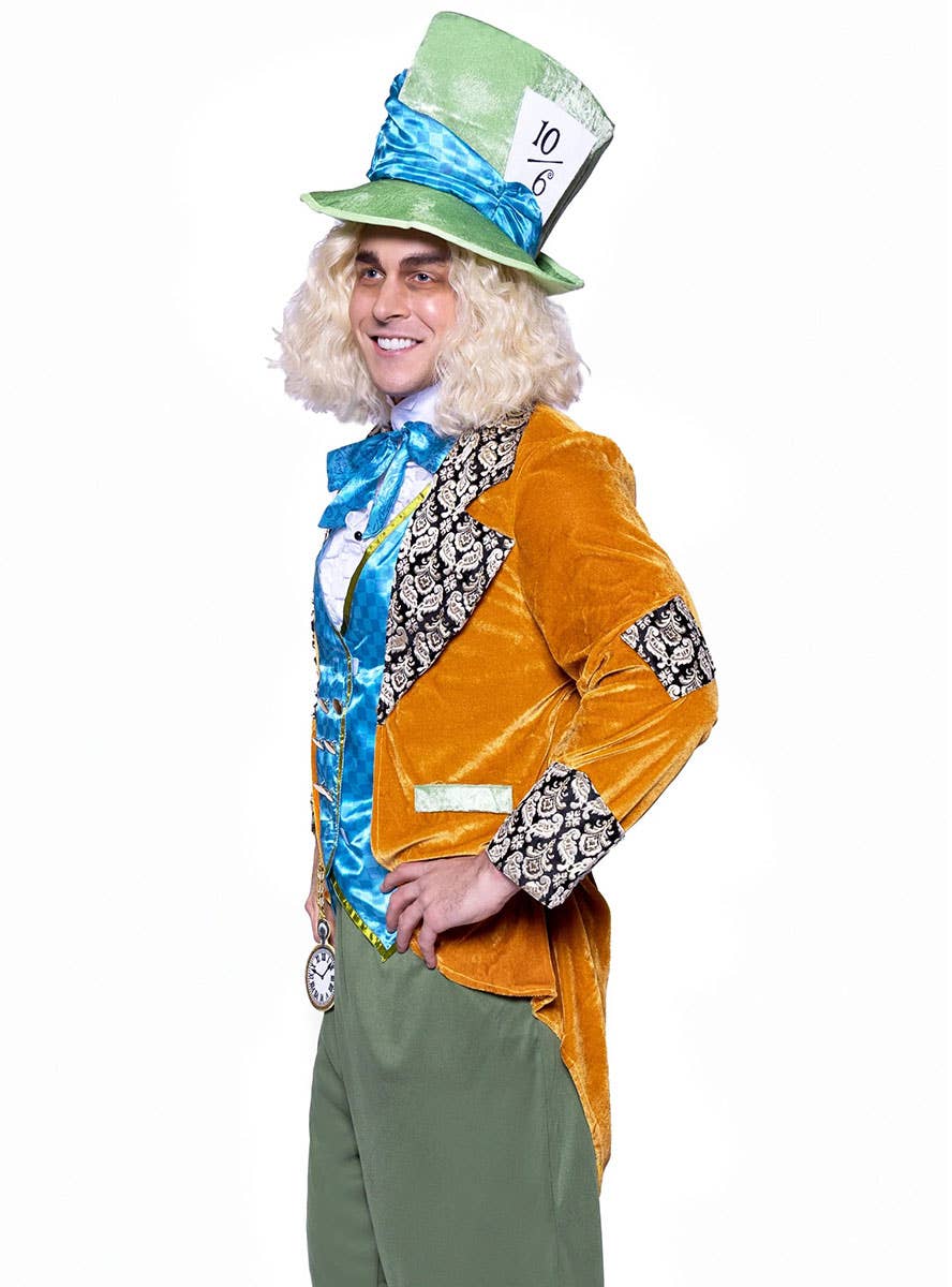 Deluxe Classic Men's Mad Hatter Fancy Dress Costume - Image 6